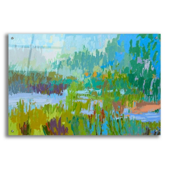 Epic Art ' Southern Charm II' by Jane Schmidt, Acrylic Glass Wall Art, 36"x24"
