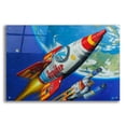 thumbnail image 1 of Epic Art 'Space Patrol 2' by Eric Joyner, Acrylic Glass Wall Art, 36"x24", 1 of 8