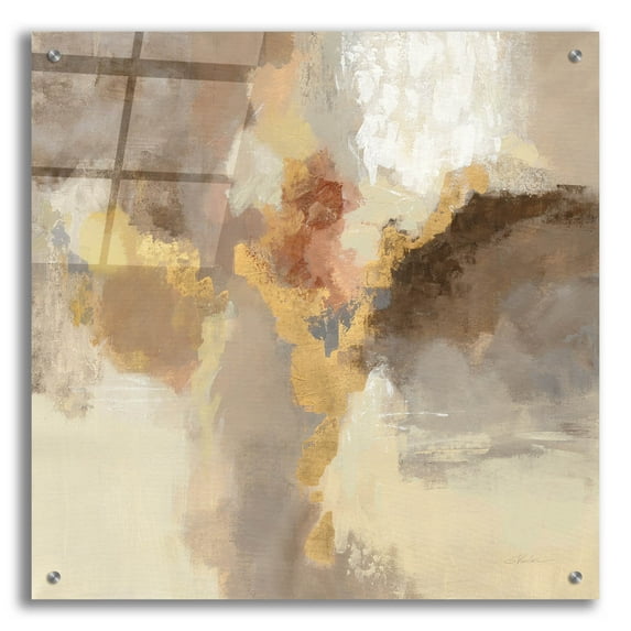 Epic Art 'Sparkle Abstract I' by Silvia Vassileva, Acrylic Glass Wall Art, 24"x24"