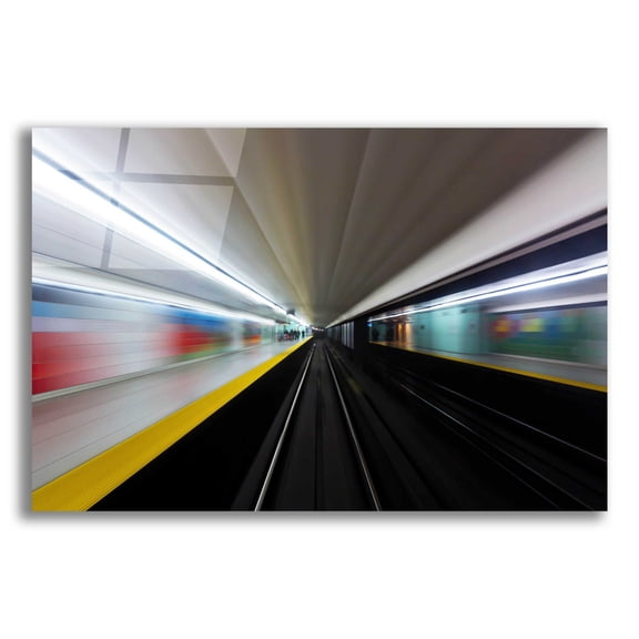 Epic Art 'Speed No 2' by Brian Carson, Acrylic Glass Wall Art, 16"x12"