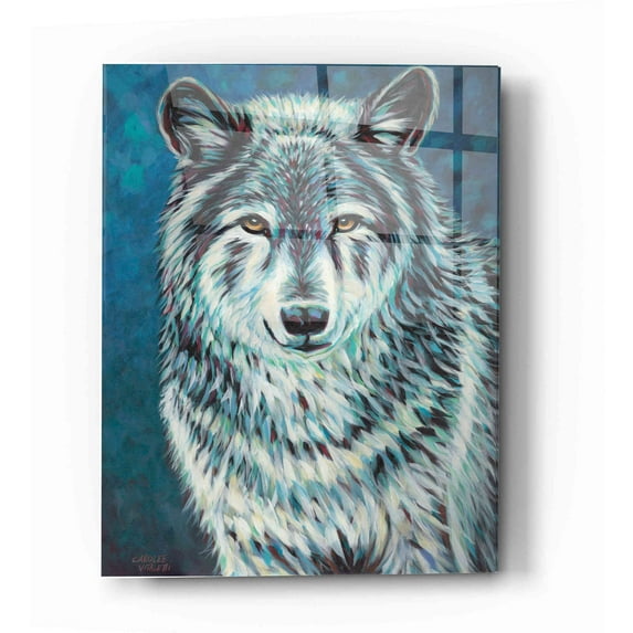 Epic Art 'Spirit Animal II' by Carolee Vitaletti Acrylic Glass Wall Art, 12"x16"