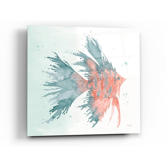 Epic Art 'Splash V' by Elyse DeNeige, Acrylic Glass Wall Art, 36"x36"