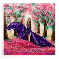 Epic Art 'Spring,' Acrylic Glass Wall Art, 12"x12"