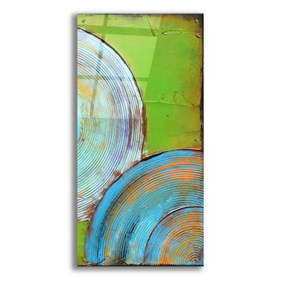 Epic Art 'Spring Congo II' by Erin Ashley, Acrylic Glass Wall Art, 24"x48"