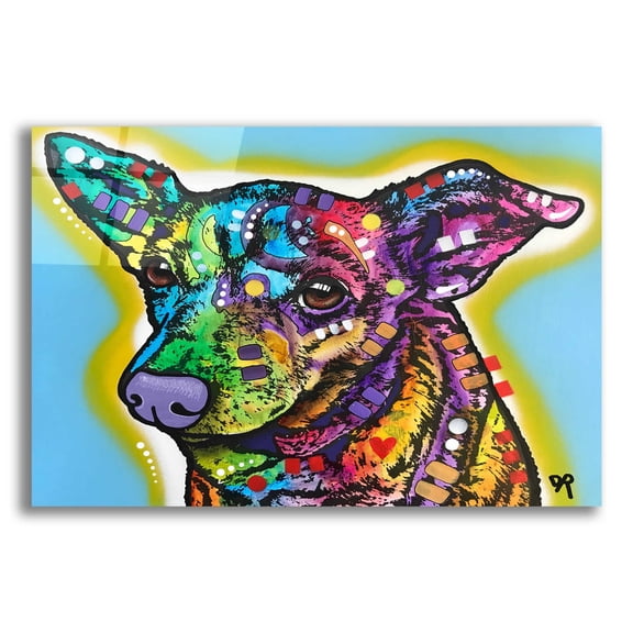 Epic Art 'Squat' by Dean Russo, Acrylic Glass Wall Art, 16"x12"