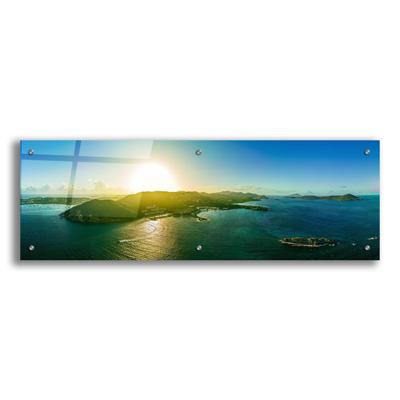 Epic Art 'St Thomas USVI Sunset' by Epic Portfolio, Acrylic Glass Wall