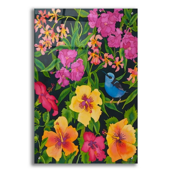 Epic Art 'Starlight Magic' by Carissa Luminess, Acrylic Glass Wall Art, 24"x36"