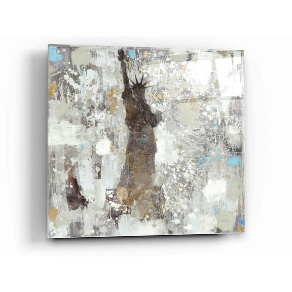 Epic Art 'Statue of Liberty Neutral' by Albena Hristova, Acrylic Glass Wall Art, 12"x12"