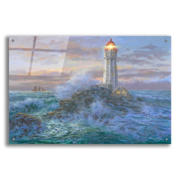Epic Art 'Stormy Weather' by Nicky Boehme, Acrylic Glass Wall Art, 36"x24"