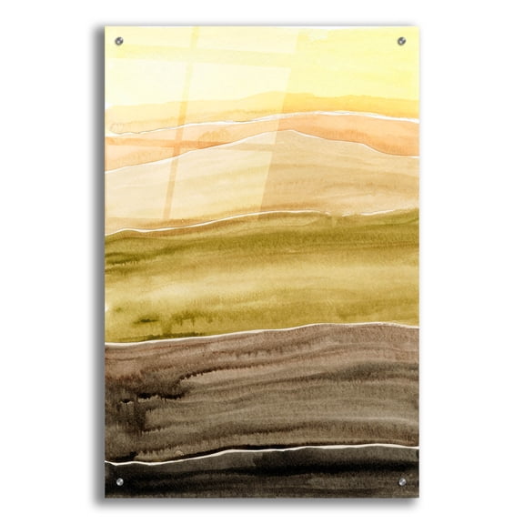Epic Art 'Sun Dance 1' by Alicia Ludwig Acrylic Glass Wall Art, 24" x 36"