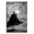 thumbnail image 1 of Epic Art 'Sun Halo 2 Proc B&W' by Thomas Haney, Acrylic Glass Wall Art, 16"x24", 1 of 8