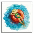 thumbnail image 1 of Epic Art 'Sunbather I' by Silvia Vassileva, Acrylic Glass Wall Art, 24"x24", 1 of 10