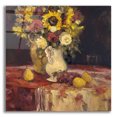 thumbnail image 1 of Epic Art 'Sunflowers And Wine' by Allayn Stevens, Acrylic Glass Wall Art, 12"x12", 1 of 8