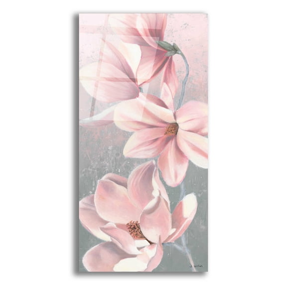 Epic Art 'Sunrise Blossom II' by James Wiens, Acrylic Glass Wall Art, 12"x24"