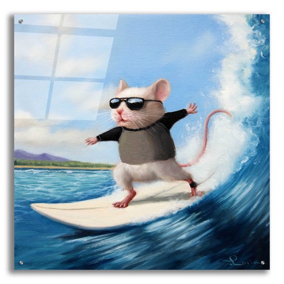 Epic Art 'Surfs Up' by Lucia Heffernan, 36"x36"