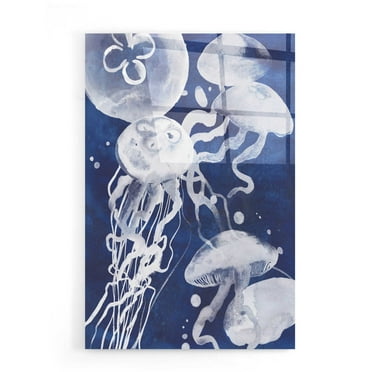 Epic Art 'Swarm I' by Grace Popp, Acrylic Wall Glass, 16"x24"