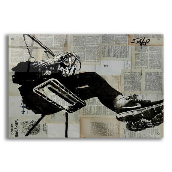 Epic Art 'Sway Away' by Loui Jover, Acrylic Glass Wall Art, 36"x24"