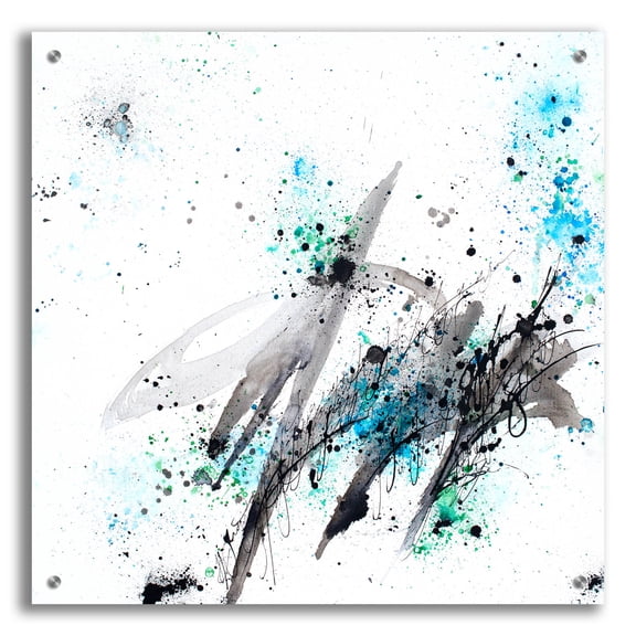 Epic Art 'Tableau Reboot' by Hanna Bruer, Acrylic Glass Wall Art, 24"x24"