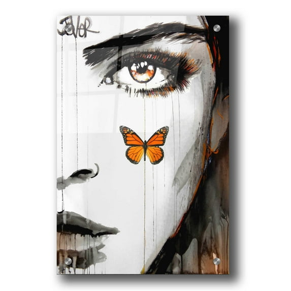 Epic Art 'Tangerine Dream' by Loui Jover Acrylic Glass Wall Art, 24"x36"