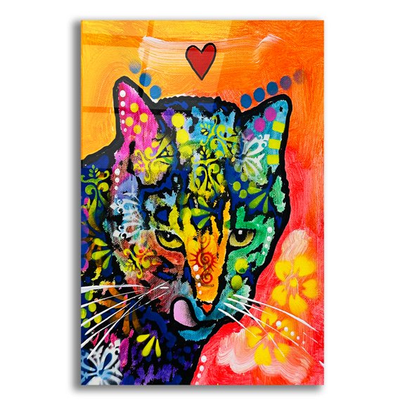Epic Art 'Tasty Treat Love' by Dean Russo Acrylic Glass Wall Art, 16" x 24"