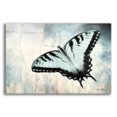 thumbnail image 1 of Epic Art 'Teal Butterfly II' by Lori Deiter Acrylic Glass Wall Art, 16"x12", 1 of 8