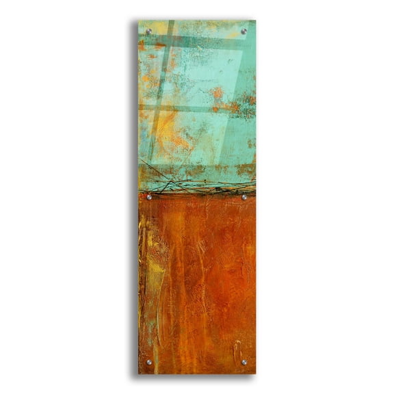 Epic Art 'Ten City I' by Erin Ashley, Acrylic Glass Wall Art, 12"x36"