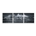 thumbnail image 1 of Epic Art 'Teton Pano Above Clouds - Grand Teton National Park' by Darren White, Acrylic Glass Wall Art, 3 Piece Set, 108" x 36", 1 of 8