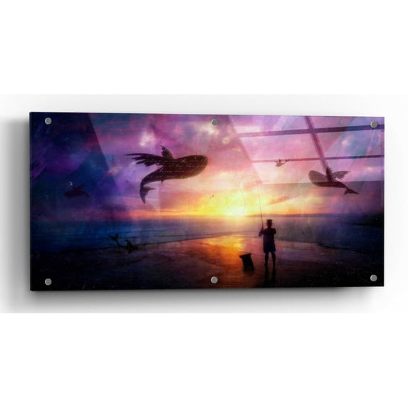 Epic Art 'The Answer' by Mario Sanchez Nevado, Acrylic Glass Wall Art, 24"x12"