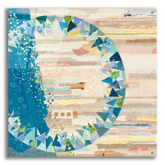 Epic Art 'The Calm and The Storm' by Kathy Ferguson, Acrylic Glass Wall Art, 36"x36"