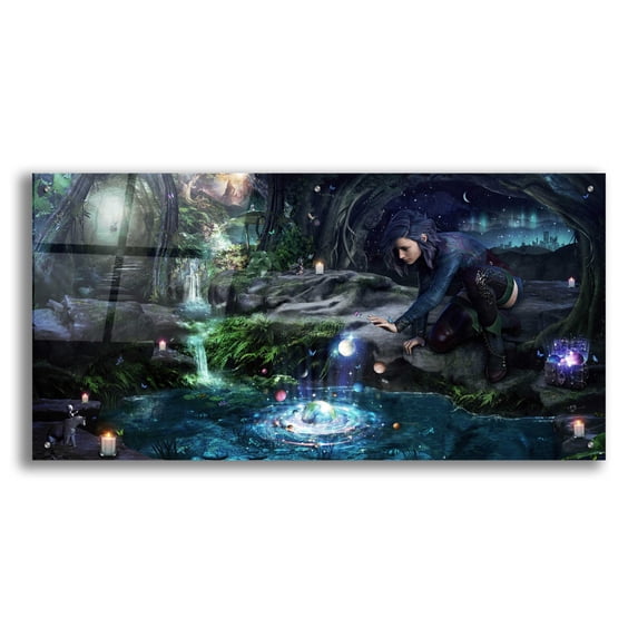 Epic Art 'The Collector' by Cameron Gray, Acrylic Glass Wall Art, 48"x24"