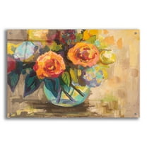 Epic Art 'The Couple' by Jeanette Vertentes, Acrylic Glass Wall Art, 36"x24"