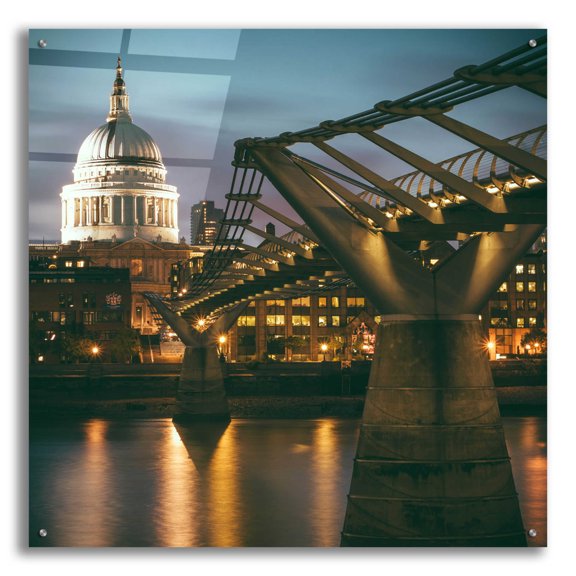 Epic Art 'The Dome' by Giuseppe Torre, Acrylic Glass Wall Art, 36"x36"