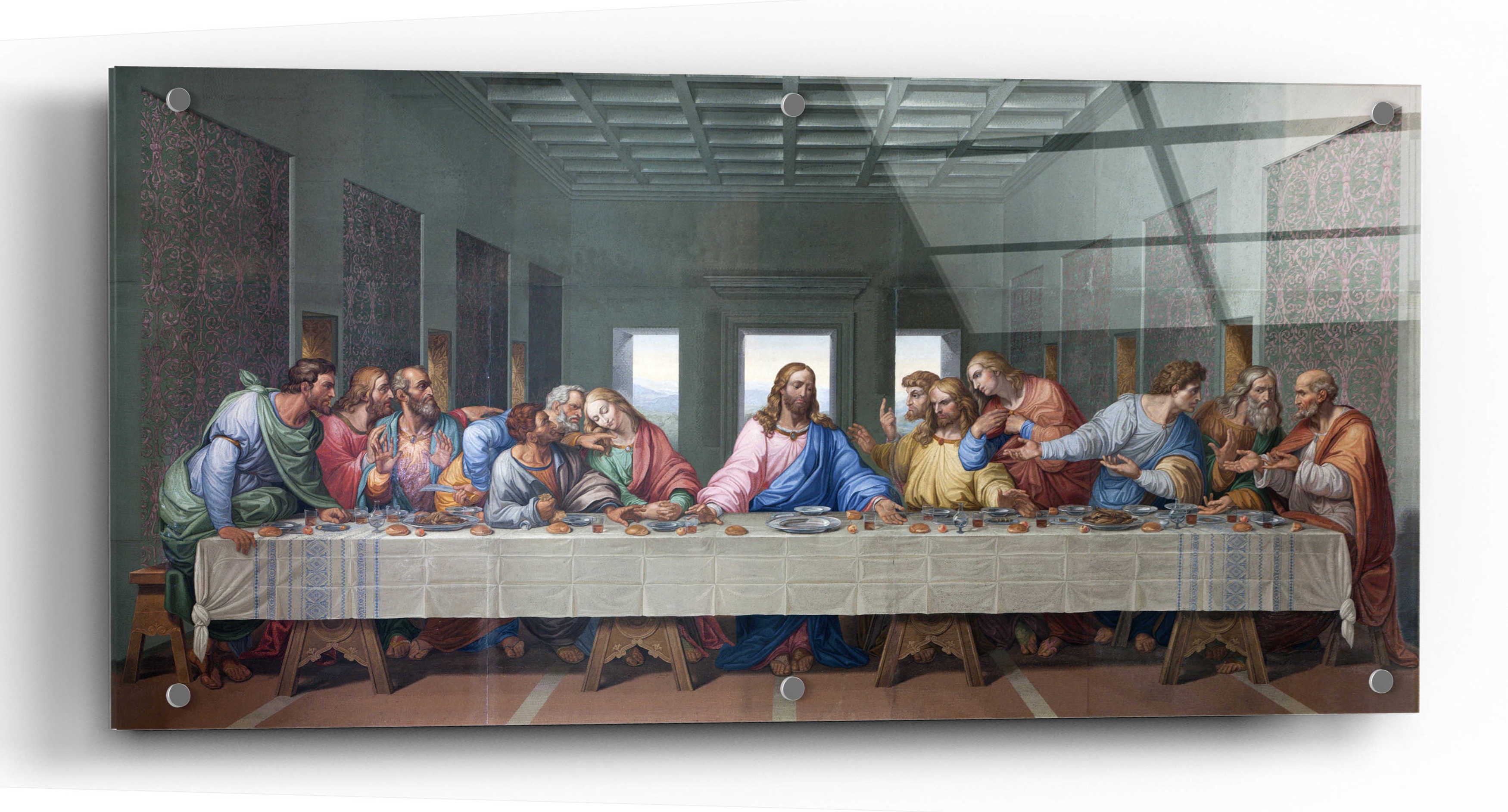 The Last Supper Remastered Large Acrylic Wall Art