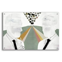 Epic Art 'The Literates' by Incado, Acrylic Glass Wall Art, 36"x24"