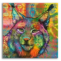 Epic Art 'The Lynx' by Dean Russo, Acrylic Glass Wall Art, 24"x24"