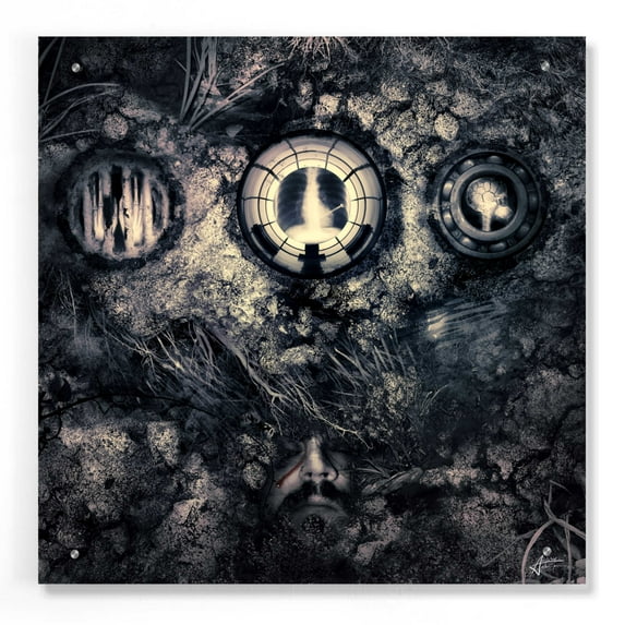 Epic Art 'The Man That Failed' by Mario Sanchez Nevado, Acrylic Glass Wall Art, 24"x24"