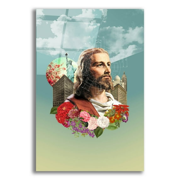 Epic Art 'The Messenger' by Elo Marc, Acrylic Glass Wall Art, 12"x16"