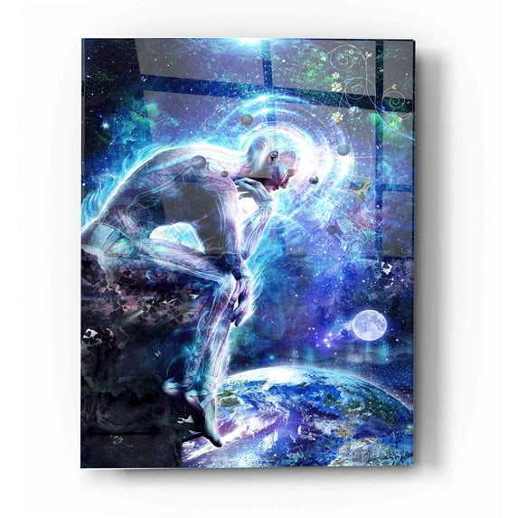 Epic Art 'The Mystery of Ourselves' by Cameron Gray, Acrylic Glass Wall Art, 16'x24'