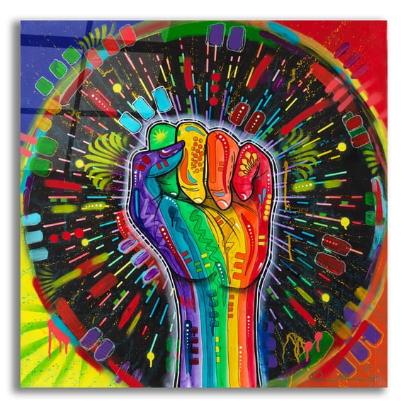 Epic Art 'The Power of Unity' by Dean Russo, Acrylic Glass Wall Art, 12"x12"