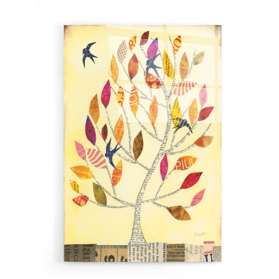 Epic Art 'The Seasons III' by Courtney Prahl, Acrylic Glass Wall Art, 16"x24"