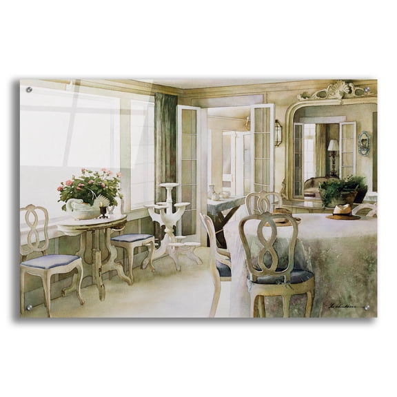 Epic Art 'The Shell Mirror' by Zhen-Huan Lu, Acrylic Glass Wall Art, 36"x24"