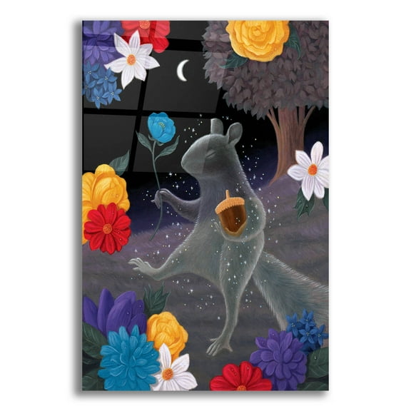 Epic Art 'The Spirit Guide' by Gina Matarazzo, Acrylic Glass Wall Art, 16"x24"