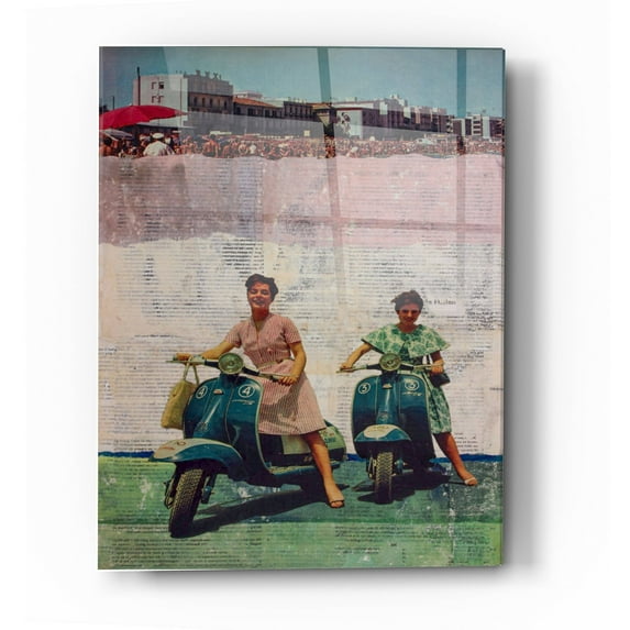 Epic Art 'The Sweet Past' by DB Waterman, Acrylic Glass Wall Art, 24"x36"