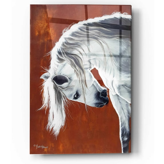 Epic Art 'The Untamable Heart' by Britt Hallowell, Acrylic Glass Wall Art, 12"x16"