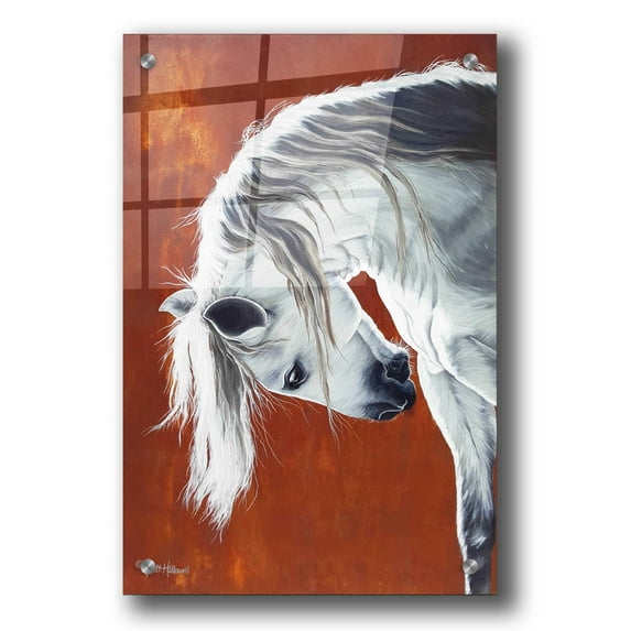 Epic Art 'The Untamable Heart' by Britt Hallowell, Acrylic Glass Wall Art, 24"x36"