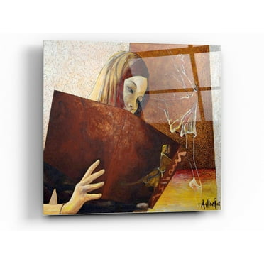 Epic Art 'The Viewer' by Samedin Asllani, Acrylic Glass Wall Art, 12"x12"