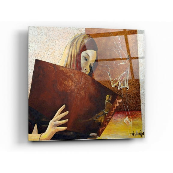 Epic Art 'The Viewer' by Samedin Asllani, Acrylic Glass Wall Art, 24"x24"