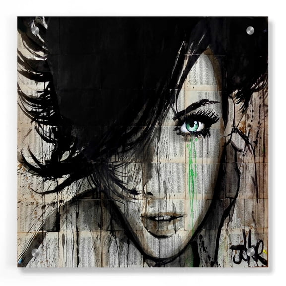 Epic Art 'Things Happen' by Loui Jover, Acrylic Glass Wall Art, 36"x36"