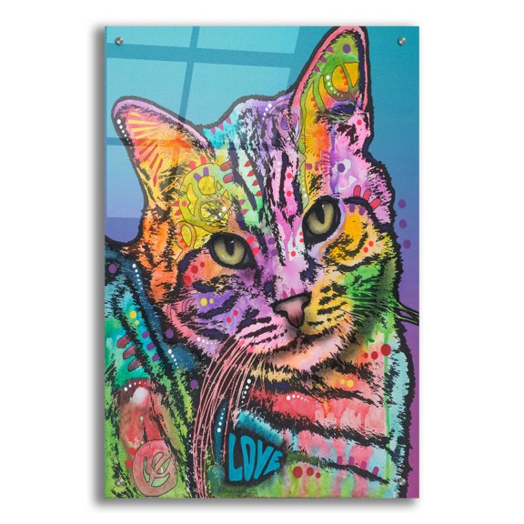 Epic Art 'Tigger' by Dean Russo, Acrylic Glass Wall Art, 24"x36"