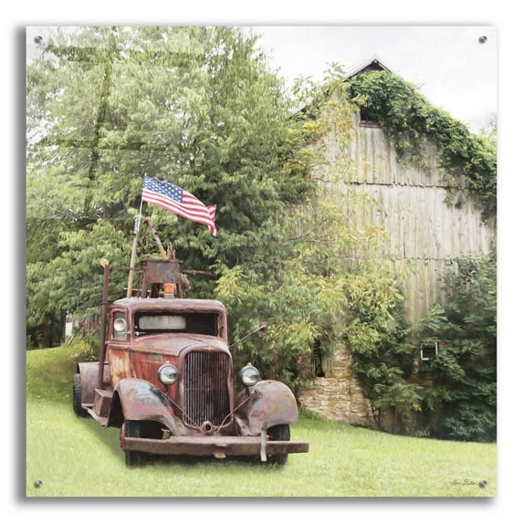 Epic Art 'Towing the Line' by Lori Deiter, Acrylic Glass Wall Art, 36"x36"